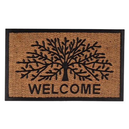 Covoras Intrare Maro Welcome Pomul Vietii 75x45cm