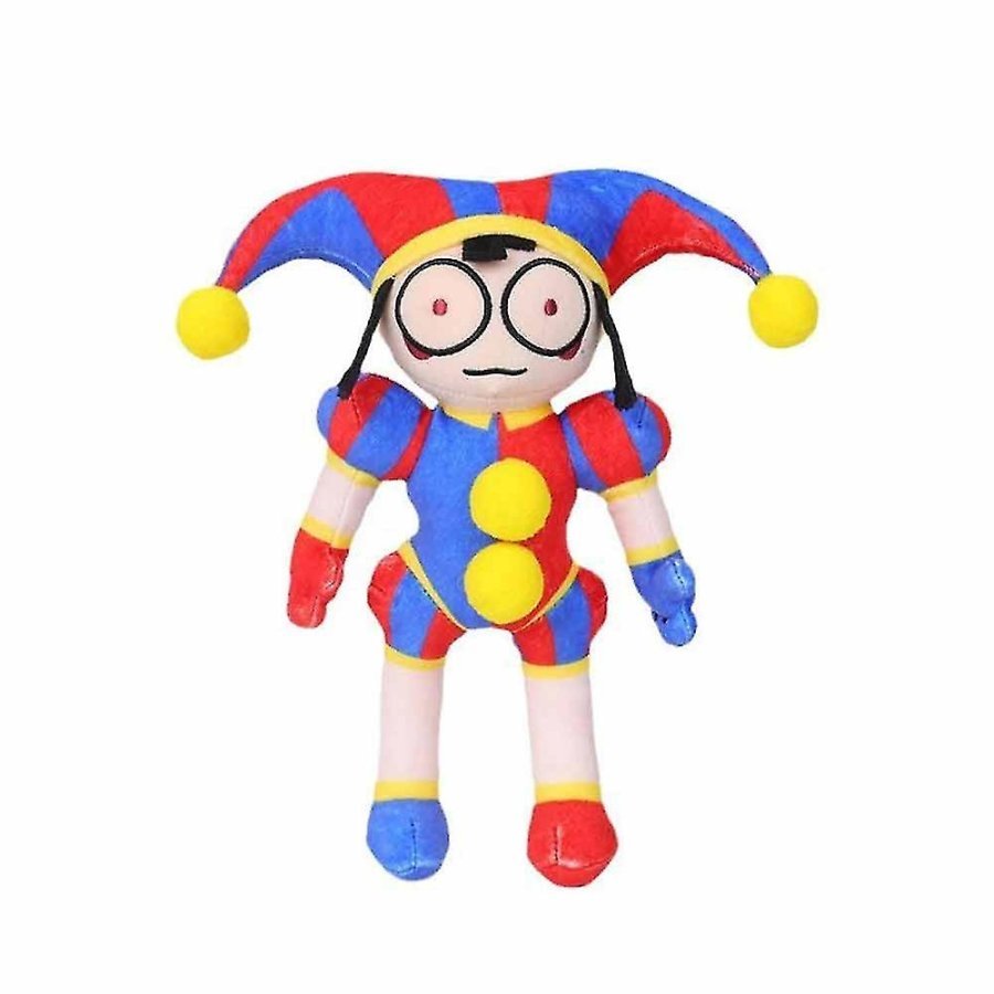 Jucarie de plus, 30cm, The Amazing Digital Circus, Pompi, Albastru