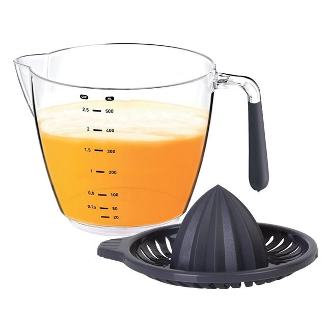 Storcator Citrice din Plastic Antracit cu Gradatii 500ml