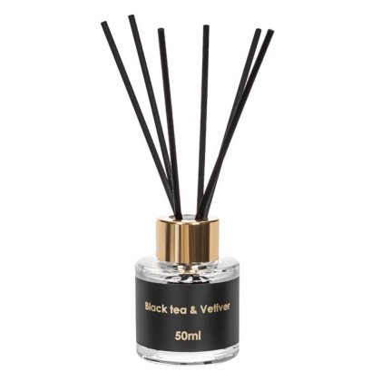 Odorizant Camera Ulei cu Aroma de Ceai Negru & Vetiver cu Stick - 50ml