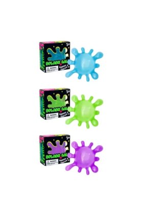Jucărie de strâns, VICTINY ®   Minge Splash, Antistres, CULOARE ALEATORIE MOV/ROZ/ALBASTRU/GALBEN