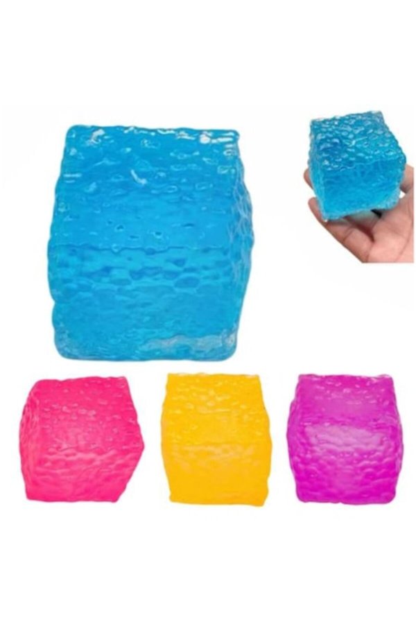 Jucărie de strâns, VICTINY ®   Cub de maltoză / model cub spart, Antistres, CULOARE ALEATORIE MOV/ROZ/ALBASTRU/GALBEN