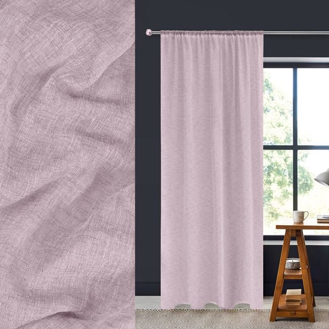 Perdea Decorativa Powder Pink cu Banda 140x260cm