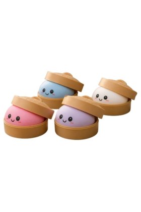 Jucărie squishy antistres, Baozi XXL / DUMPLING XXL multicolor, 1 bucată aleatorie, 15 cm