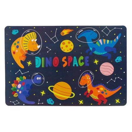 Suport Farfurii Model Dinozauri Spatiu pentru Copii 43.5x28.5cm