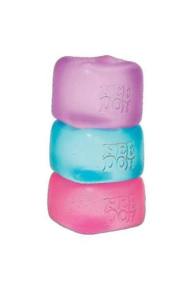 Minge antistres cub multicoloră 7x7cm