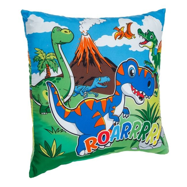 Perna Decorativa Verde Dinozaur pentru Copii 30x30cm