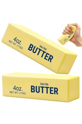 Butter Squishy Antistres, Model Unt 4oz, Slow Rising, Jucărie Elastică, 13 cm