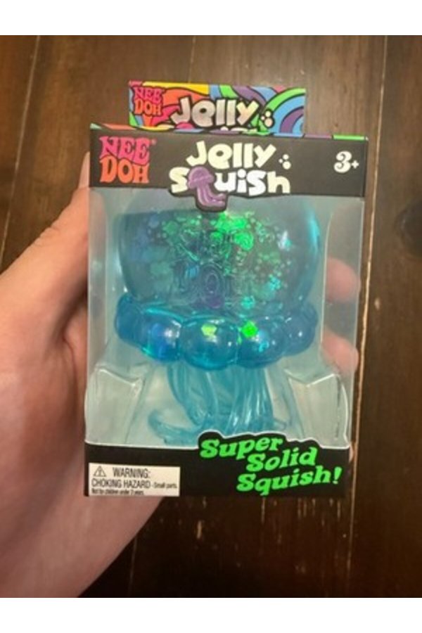 Jucărie Squish Jeleu Albastru Schylling Meduză de Strâns Autentică