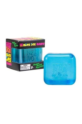 jucărie interactivă, cub antistres, 6 cm, albastru
