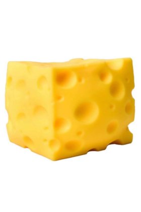 Jucărie interactivă pentru copii, Squishy 3D Brânză, galben, moale, set de mingi antistres
