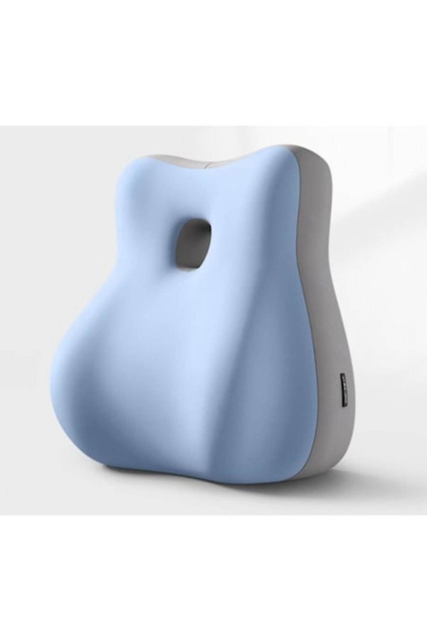 Pernă pentru cuplu cu pernă de intimitate ALBASTRĂ, pernă ergonomică cu spumă cu memorie, cu profil redus, pentru pat, perne pentru casă