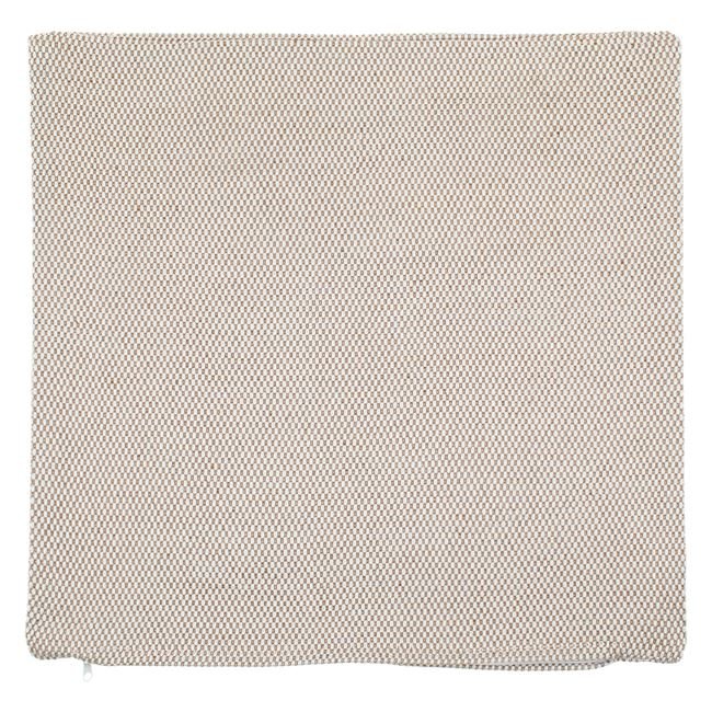 Fata de Perna Decorativa Maro cu Model Reliefat 45x45cm