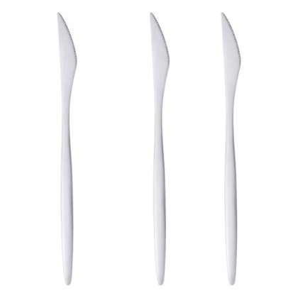 Cutite de Masa din Otel Inoxidabil "Slim" 22cm - 3buc