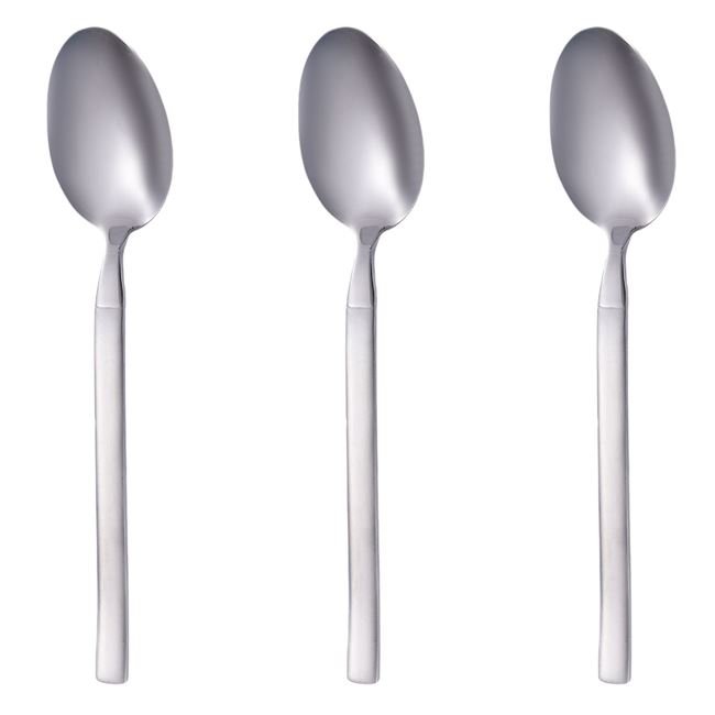 Linguri din Otel Inoxidabil "Basic" 20.5cm - 3buc