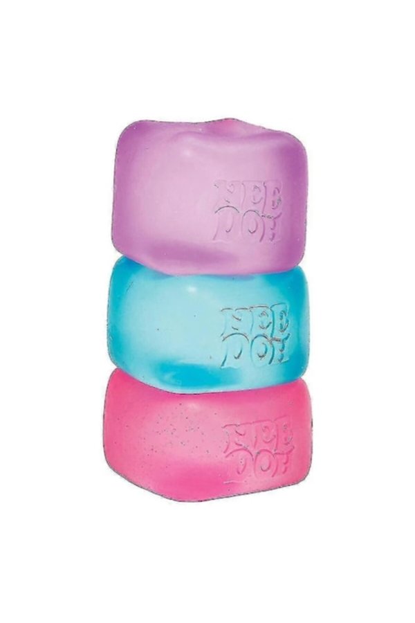 Set de 3 jucării de strâns, VICTINY ®   model frumos de cub de gheață, Antistres, multicolor, ANTI STRESS