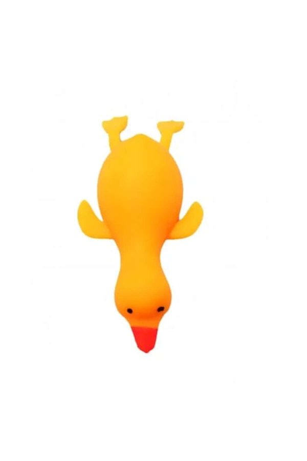 Jucărie de strâns, VICTINY ®   model rață, Antistres, galben, 13 cm, ANTI STRESS