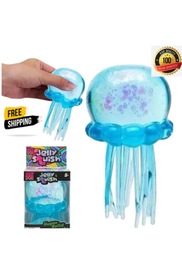 Jucărie antistres meduză, senzorială, de strâns, squishy XL