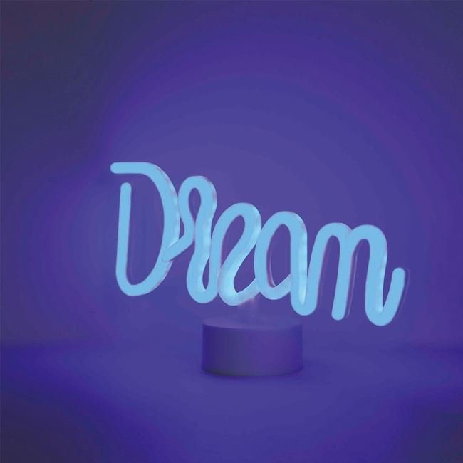 Lampa cu 90 de Becuri LED Neon Bleu "Dream" & USB 32x17cm