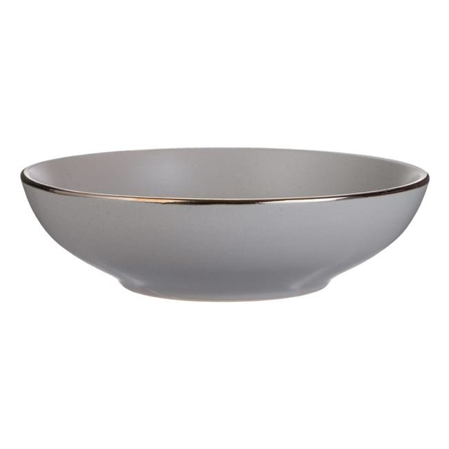 Bol Gri "Metallic" Ceramic Ø21cm
