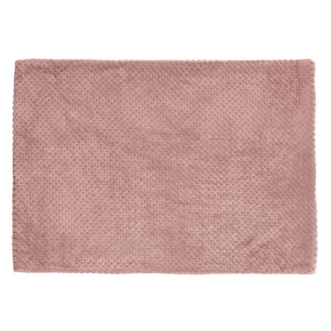 Fata de Perna Catifelata Roz 50x70cm