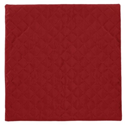 Fata de Perna Decorativa de Iarna Bordo Velvet cu Model Romburi 45x43cm