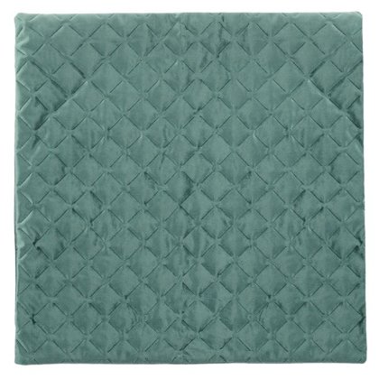 Fata de Perna Decorativa de Iarna Verde Menta Velvet Model Romburi 45x43cm