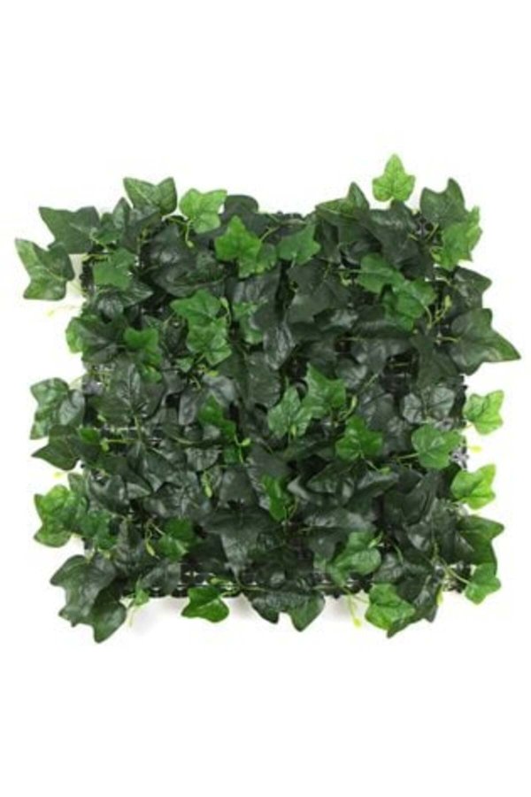 Panou de podea exterior cu foliaj verde, 50 x 50 cm