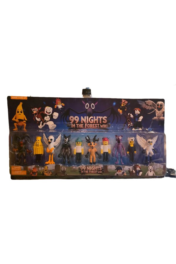 Set 10 figurine 99 noapte în pădure 10 cm