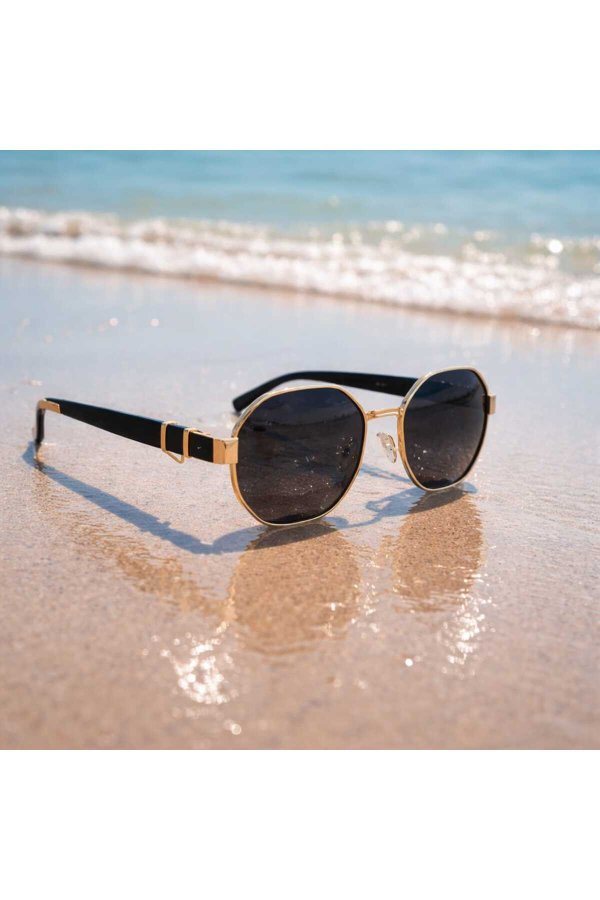 Ochelari de soare NEGRU AURIU