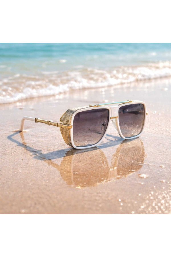 Ochelari de soare UNISEX RAMA ALBA AURIE