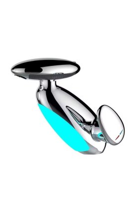 Robinet de chiuvetă de baie cu lumina led culoare alb