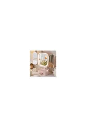 Oglindă de machiaj cu trei LED-uri 34 x 6.3 x 21.5 cm