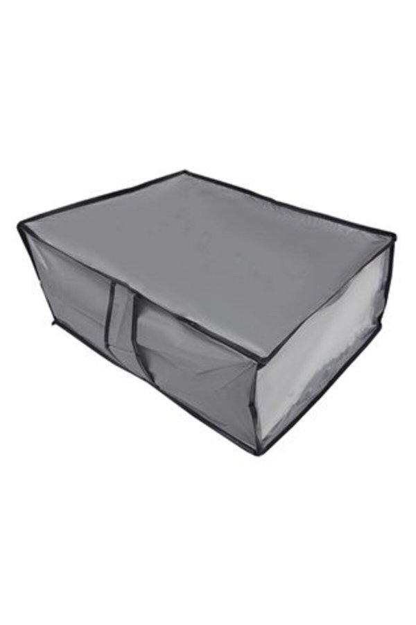 Husă de depozitare gri pentru haine 50 x 38 x 20 cm