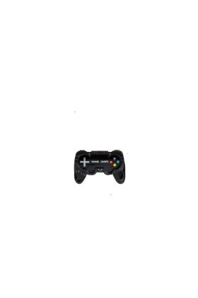 Cenuștieră elegantă din ceramică neagră, Joystick 3D „Game Over”