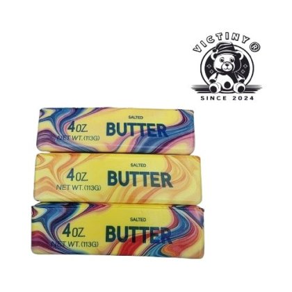 Jucarie interactiva random VICTINY ® butter / unt amestec arta multicolor, 14 CM, squishy, antistres, anxietate, depresie si multe alte afectiuni de zi cu zi, ale copiilor cat si ale adultiilor