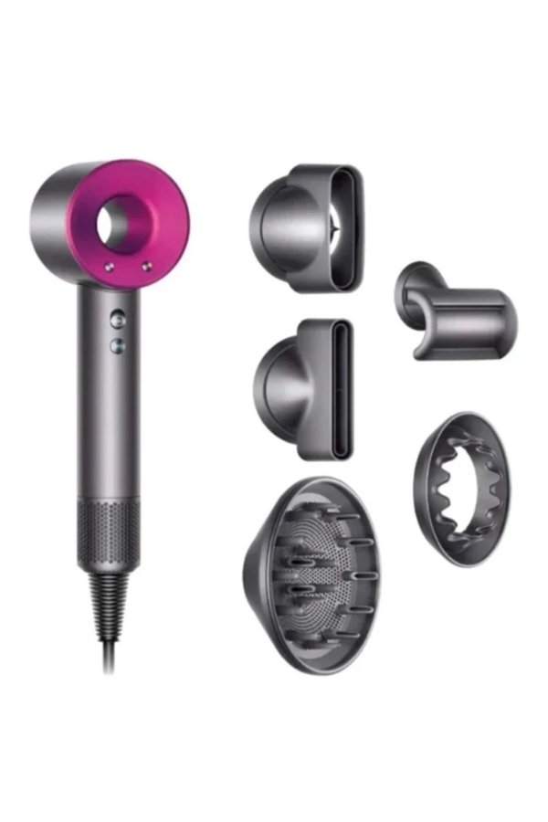 Uscator de Par 5 IN 1 Ultrasonic, Leafless Hair Drier, 3 Trepte de Viteza Aer Cald/Rece
