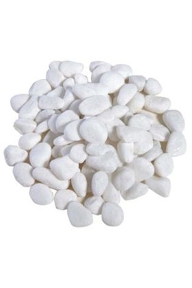 Pietre decorative albe 1 kg