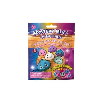 Jucarie antistres squishy, PLIC 4 MINI DUMPLING