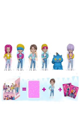 Set de 3 figurine Saja Boys, K-Pop Demon Hunters, BimbimBo, 10 cm