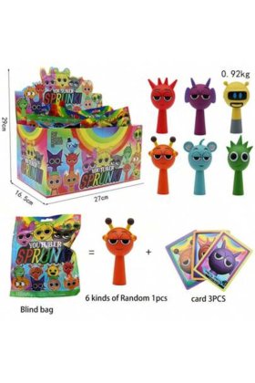 Kit 5 figurine Sprunki plic surpriza, jucarii de plastic
