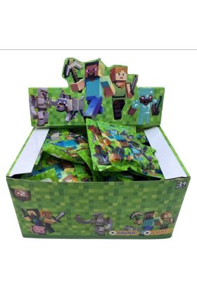 Set de 5 pungi surpriză Minecraft cu figurine