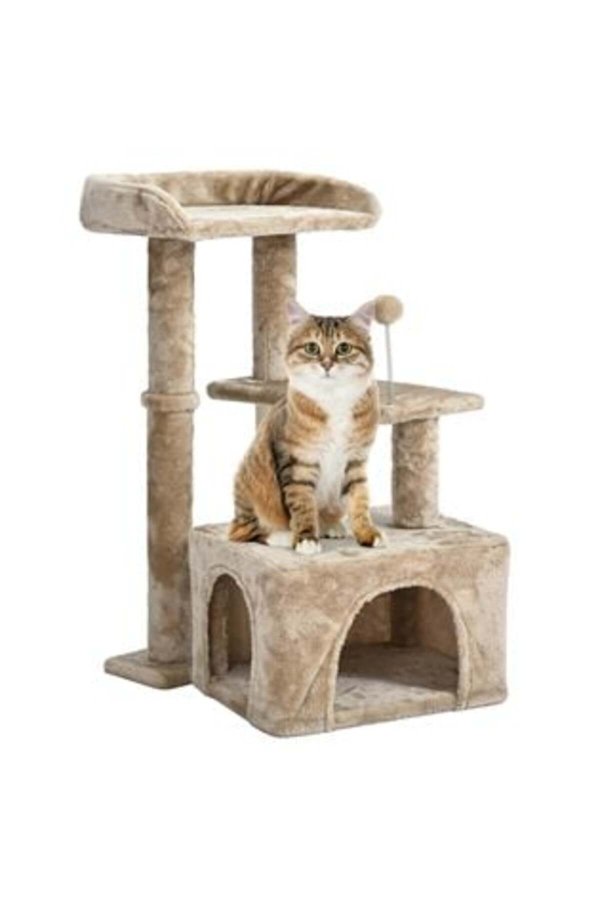Suport pentru pisici cu 3 niveluri 45 x 40 x 78 cm