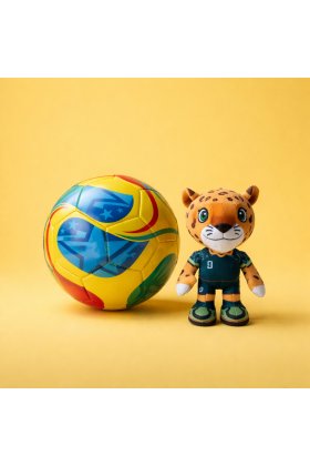 Set minge si breloc fifa 2026 pentru copii iubitori de fotbal și competiții sportive