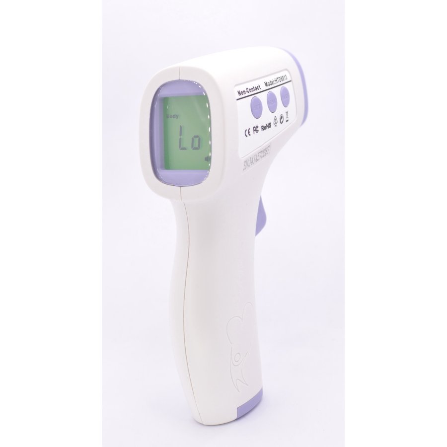 Termometru fara contact multifunctional Optimus AT HDT8813, LCD iluminat, +0°C- +100°C, alb/mov ( corp, lichide, suprafete ) 0,5 secunde