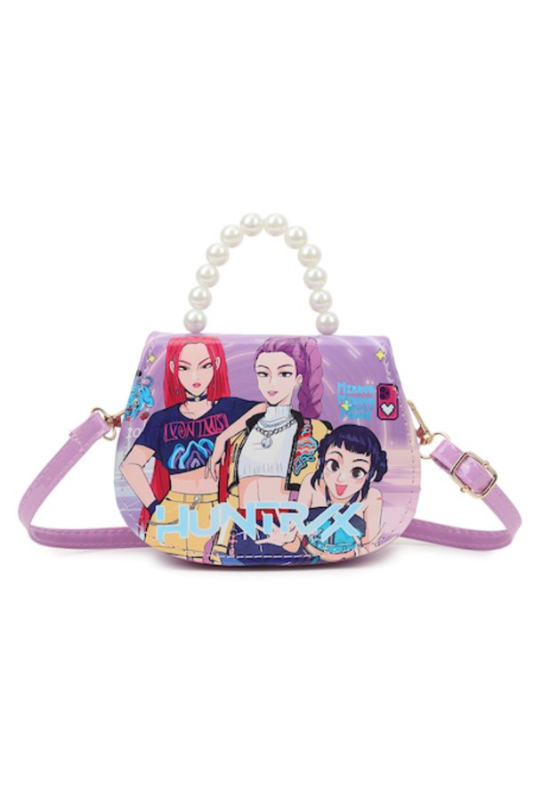 Portofel geantă crossbody Demon Hunter Girls, portofel anime K-pop, multicolor, p-6