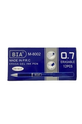 Set pixuri gel Bia M-8002 cu radieră, 0,7 mm, 12 piese