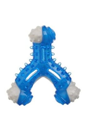 Jucării dentare Os albastru pentru câini 11 cm