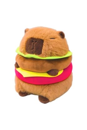 Jucărie de pluș Capibara Hamburger