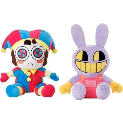 Set 2 jucarii de plus, Wepzsxo, Bumbac, Multicolor